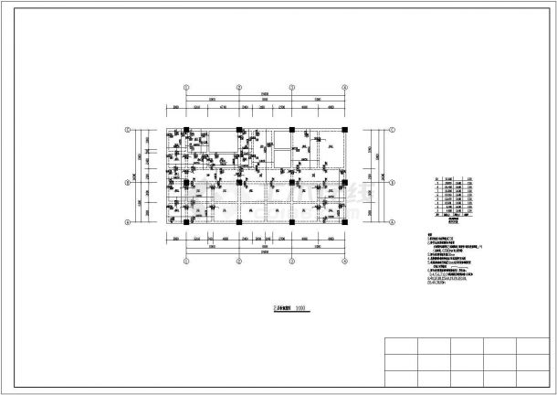 某地九层教学楼结构配筋图及计算书-图二