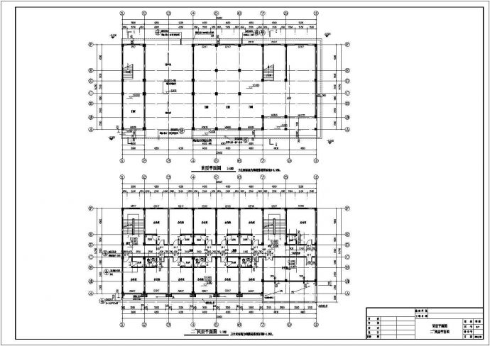 某公司五层框架结构办公楼建筑设计方案图_图1