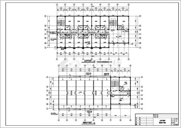 某公司五层框架结构办公楼建筑设计方案图-图二