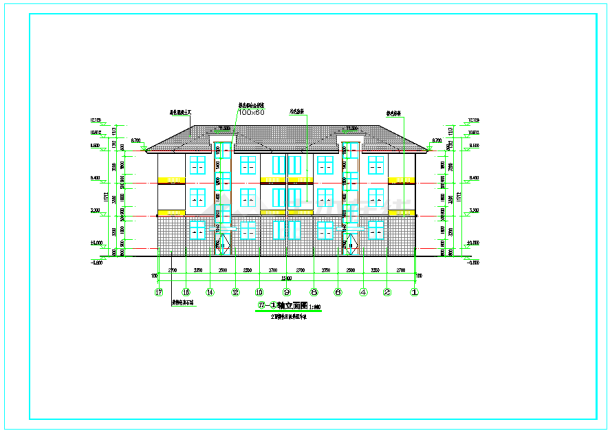 某小型公寓楼建筑设计施工图（含结构）-图二
