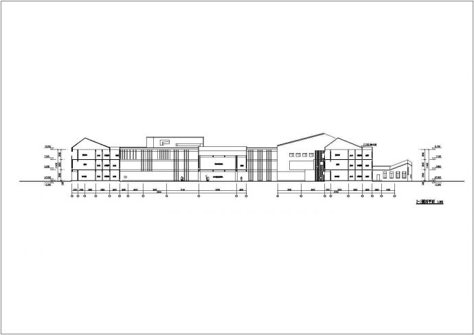 现代苏式风格幼儿园设计建筑cad施工图纸_图1