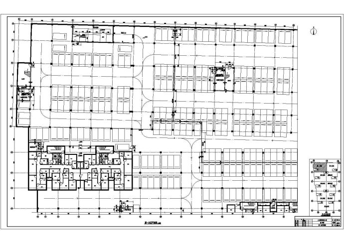 某小区地下车库专业建筑设计施工图_图1