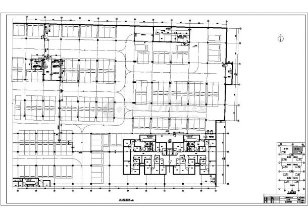 某小区地下车库专业建筑设计施工图-图二