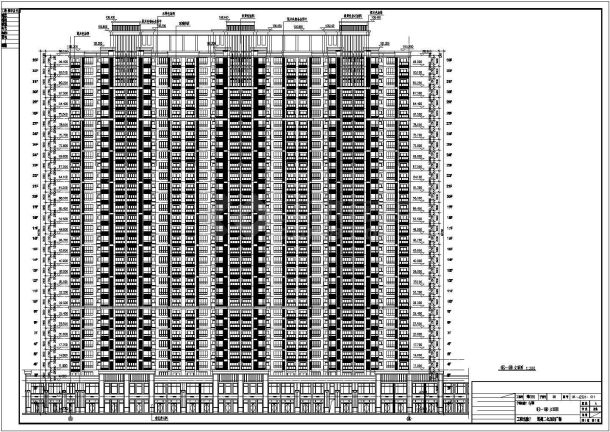 某地区8号楼33层高层住宅楼全专业施工图-图一