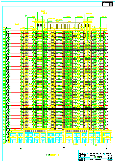 某地区2号楼33层高层住宅楼全专业施工图-图一
