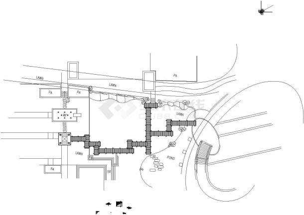 景观设计分类细部大全—园桥汀步设计cad图纸（2）-图一