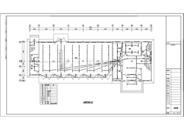 某四层消防站全套强弱电设计施工图-图二