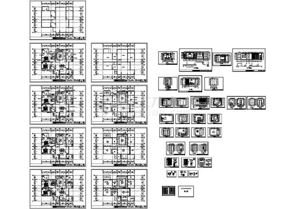 精品家装施工cad图，共三十八张-图一