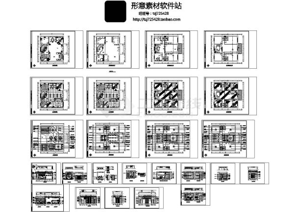 宁波某别墅装修设计施工图-图一