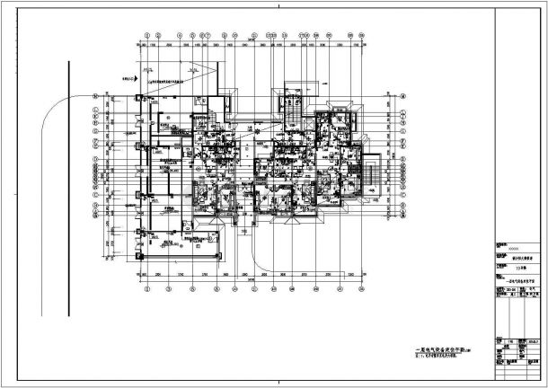 某21层剪力墙结构高层住宅楼电气设计施工图-图二