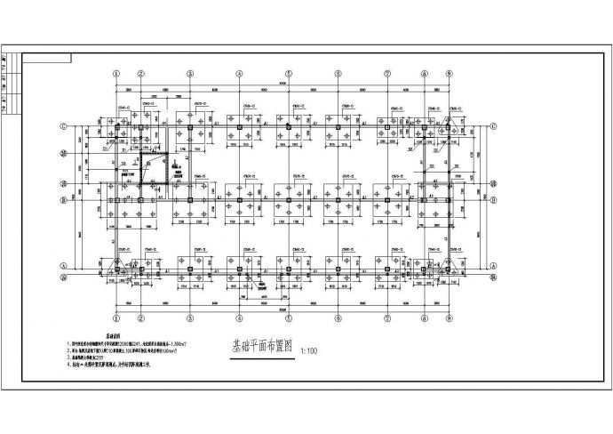 浙江省宁波市某五层工业厂房框架结构施工图_图1