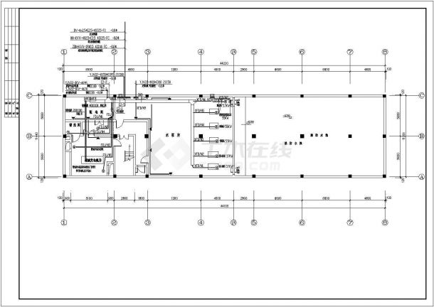 某工程地下一层设备房配电设计施工图-图二