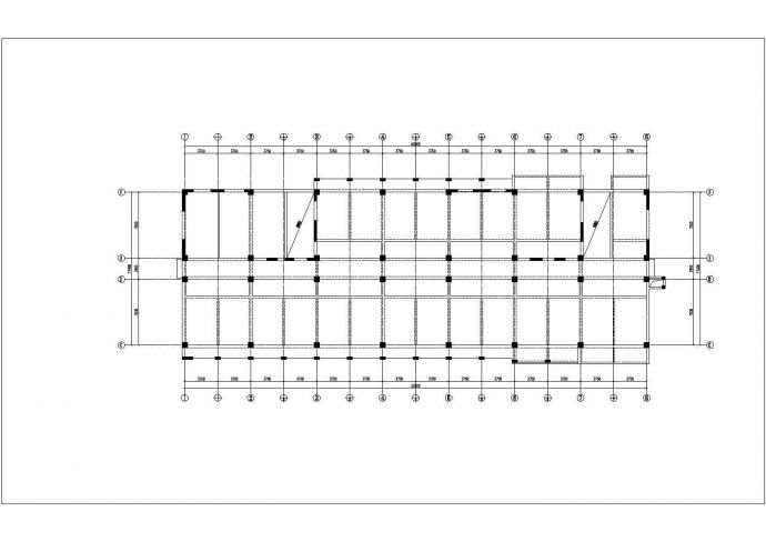 河北某地6层学校宿舍框架结构施工图纸_图1
