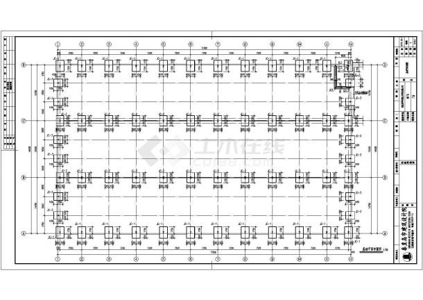 秦皇岛轻钢门式刚架结构厂房结构设计图纸-图一