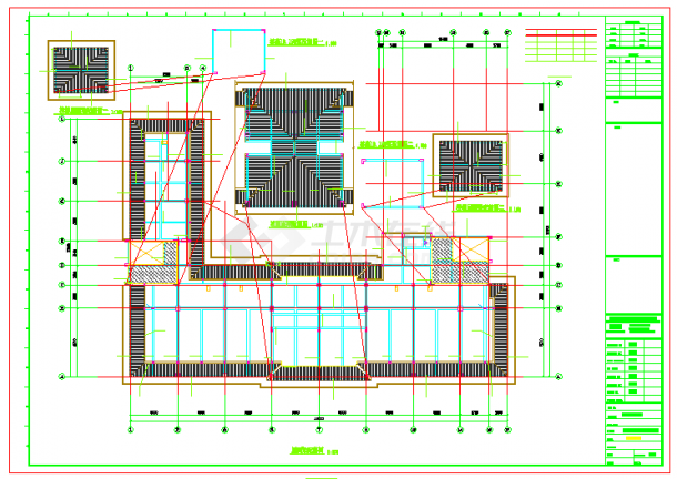 最新幼儿园全套建筑设计施工图（建筑、结构、节能、给排水、电气、暖通）-图二