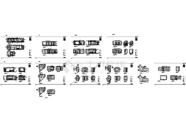 板房全套建施cad图，共三十八张-图一