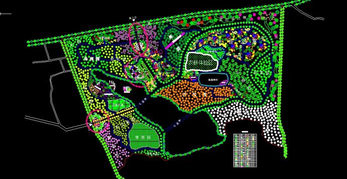 某地观光果园规划设计方案图_图1