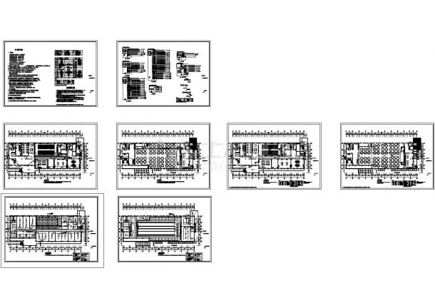 南葛村文山礼堂工程--装修及室外电气专业施工图纸-图一
