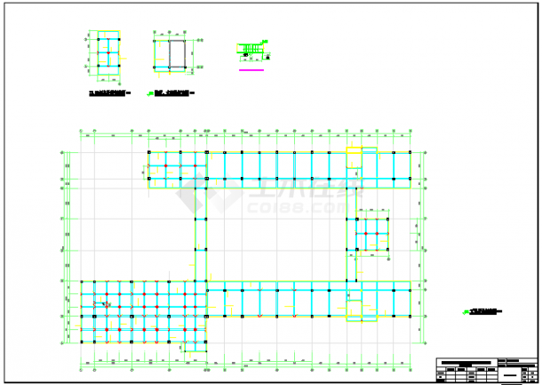 某地最新安置房二期住宅楼全套设计施工图（含学校）-图二