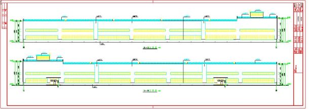 两层轻钢结构厂房全套建筑设计cad施工图-图一