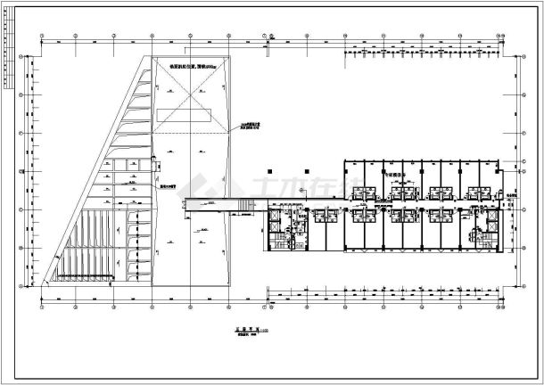 某地下1层地上12层四星级酒店全套建筑施工设计图-图二