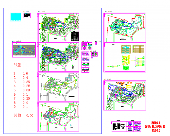 最新的停车场景观设计施工说明全套cad施工图（含停车场结构设计）_图1