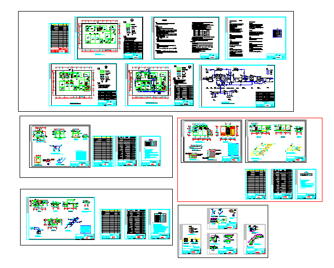 最新的制药厂废水处理工艺全套cad施工图（说明齐全）