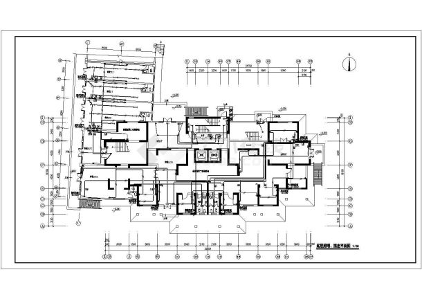 某小区33层商住楼全套电气设计施工图-图一