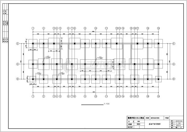2950平米六层商住楼毕业设计（计算书、建筑图、结构图）-图二
