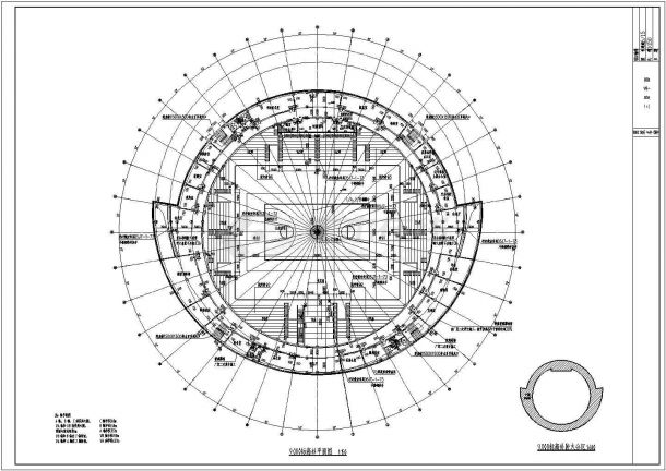 某地全民健身活动中心体育馆建筑设计施工图-图二