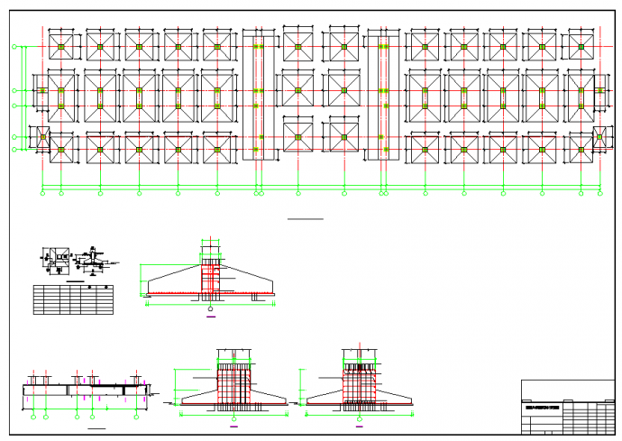 最新某大学计算机中心结构设计施工图纸_图1