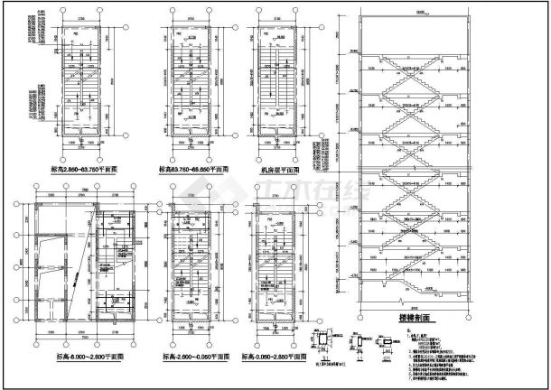 某小区25层住宅剪力墙结构设计施工图-图一