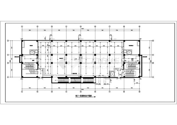 某商场十一层框架结构给排水、消防工程施工图-图一