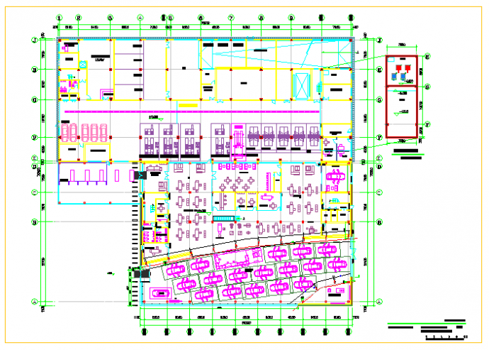 一汽奥迪4S专卖店建筑设计施工图纸_图1