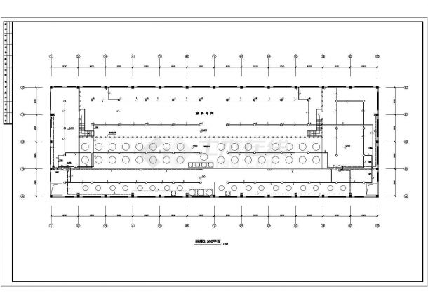 某一层甲类大空间厂房电气设计施工图-图二