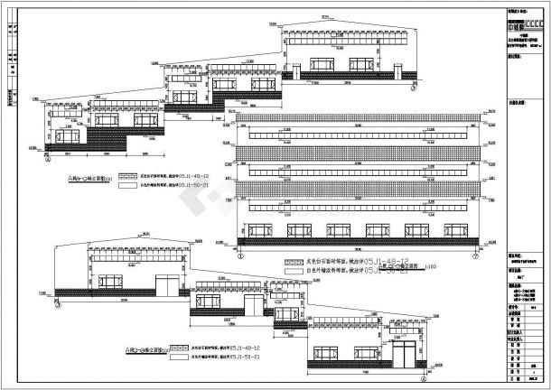 内蒙赤峰市单层厂房和设备基础建筑结构施工图-图一