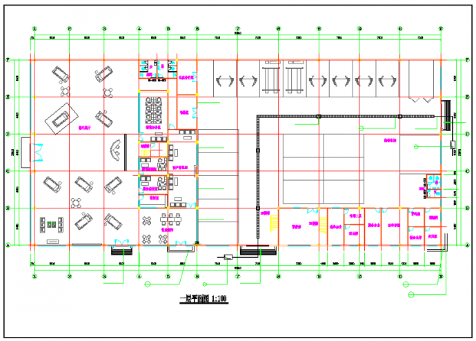 某地五菱汽车4S店建筑设计施工图纸_图1