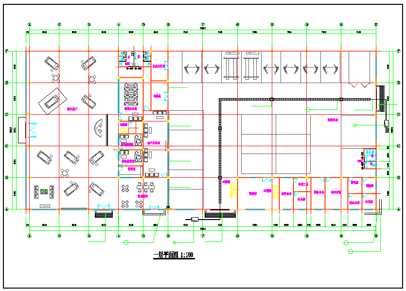 某地五菱汽车4S店建筑设计施工图纸