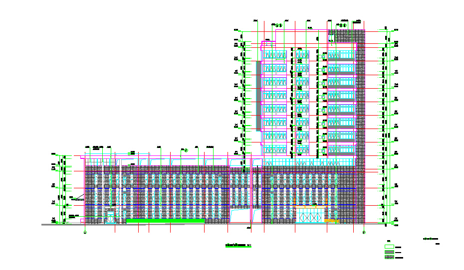 某十二层急诊住院综合楼建筑cad施工图
