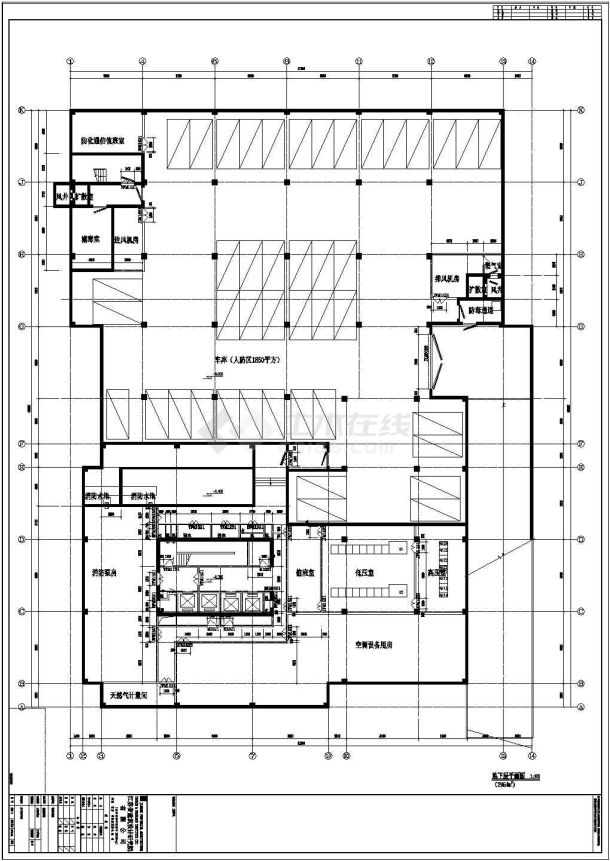 某地高层办公楼全套建筑设计施工图纸-图一