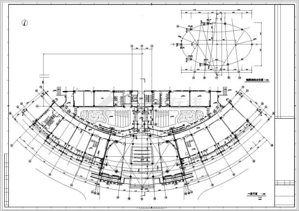 某职业技术学校图书馆单体建筑设计施工图纸-图二