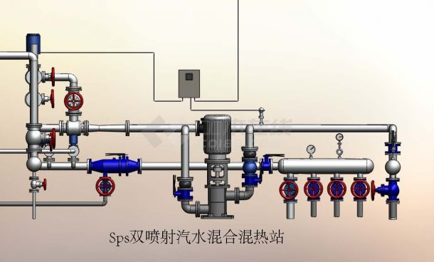 汽水混合换热站与汽水混合换热站定压系统图-图一