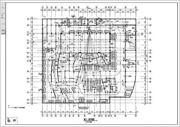 某地三层框架结构剧院建筑设计方案图-图二