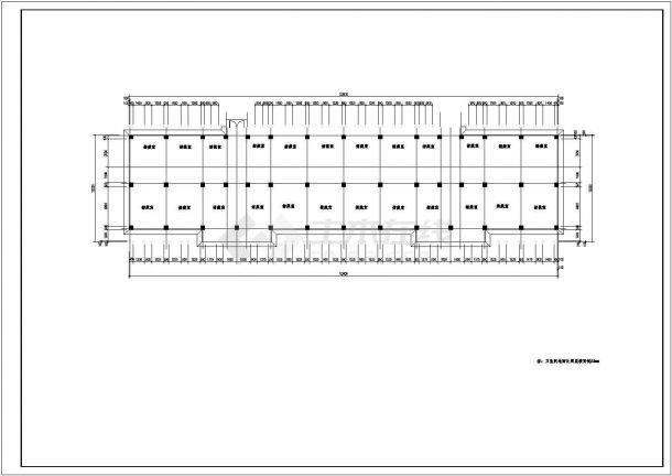 4118平6层住宅楼全套建筑结构设计cad施工图纸（含结构计算书）-图二