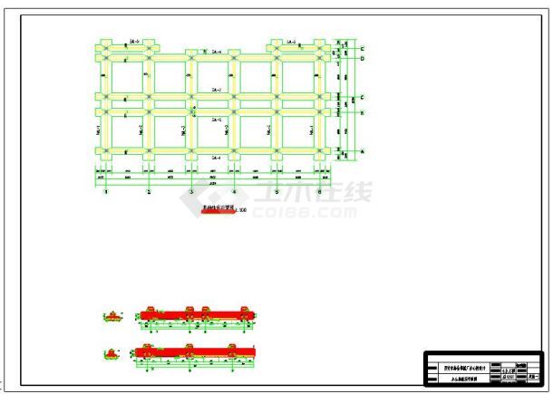 3层1550.7平米机械厂办公楼毕业设计（计算书、部分建筑结构图纸）-图二