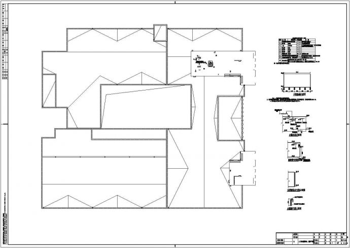 某图书馆给排水设计图纸CAD图纸_图1