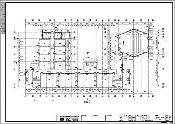 浙江初级中学3层砖混结构教学楼加固设计方案图-图二