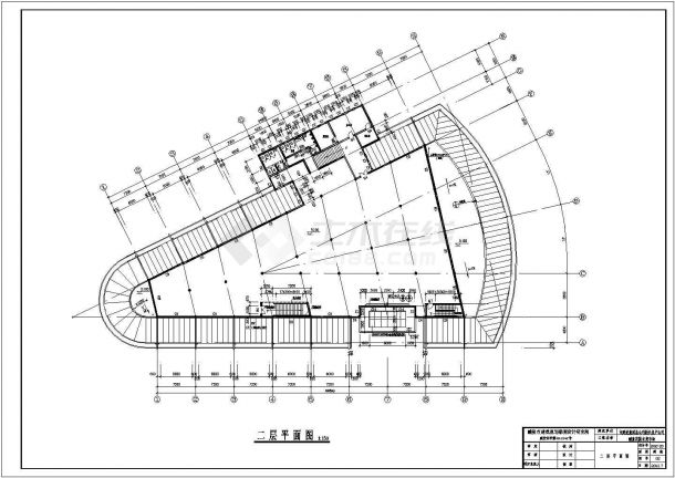 某地2层混凝土框架结构农贸市场建筑施工图-图二