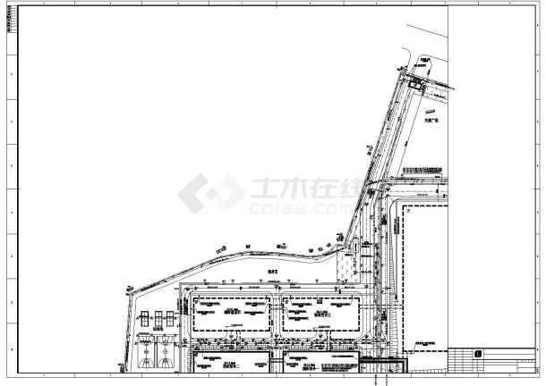 某工厂厂区内给排水综合管道工程设计图-图二