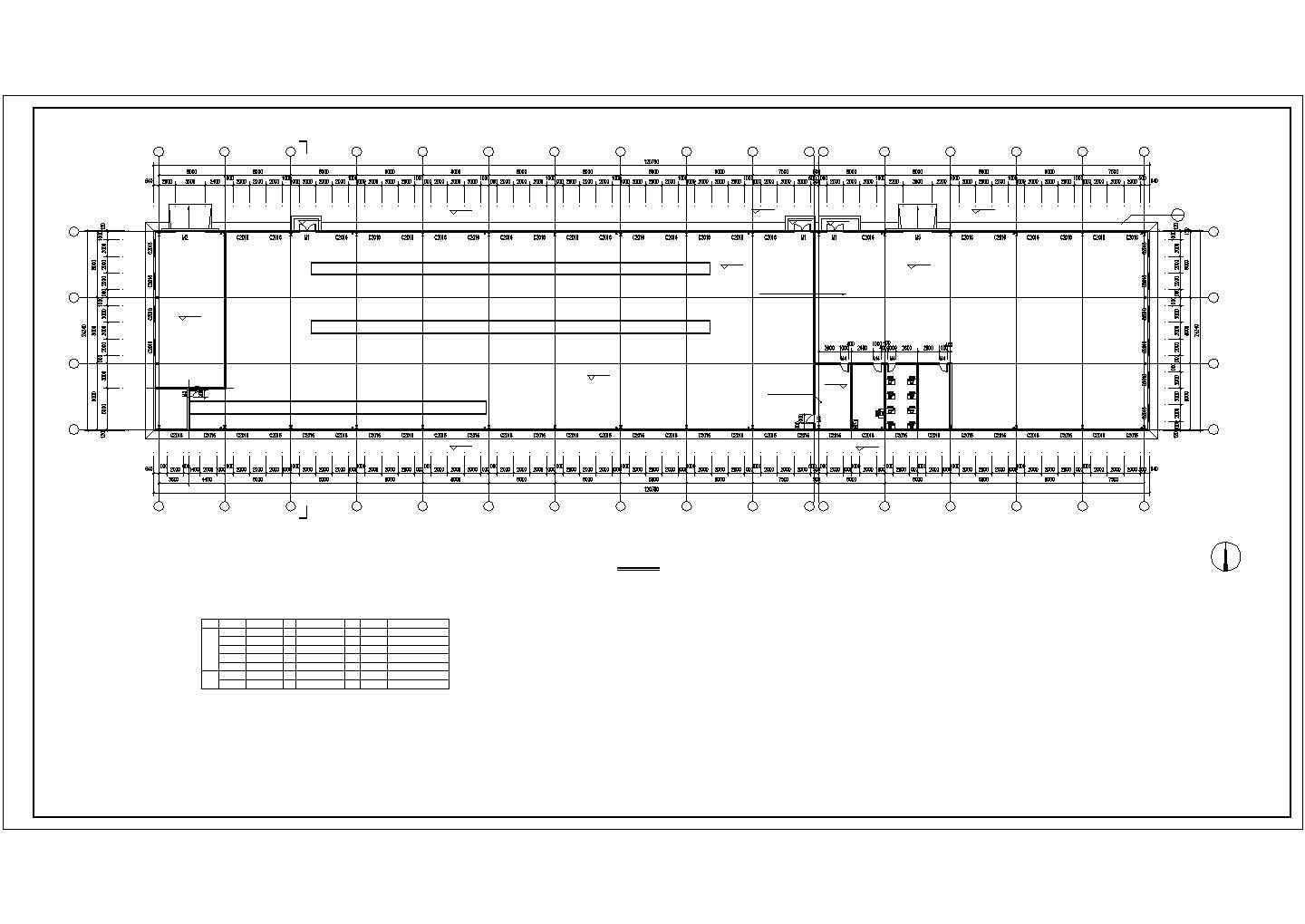 某水厂钢结构单层厂房建筑设计施工图